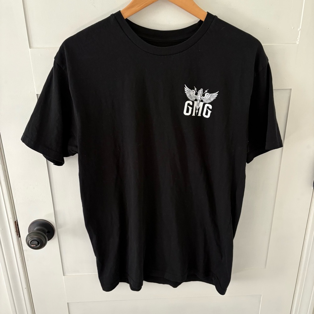Gas Monkey Garage Black White Tee. Size Large.